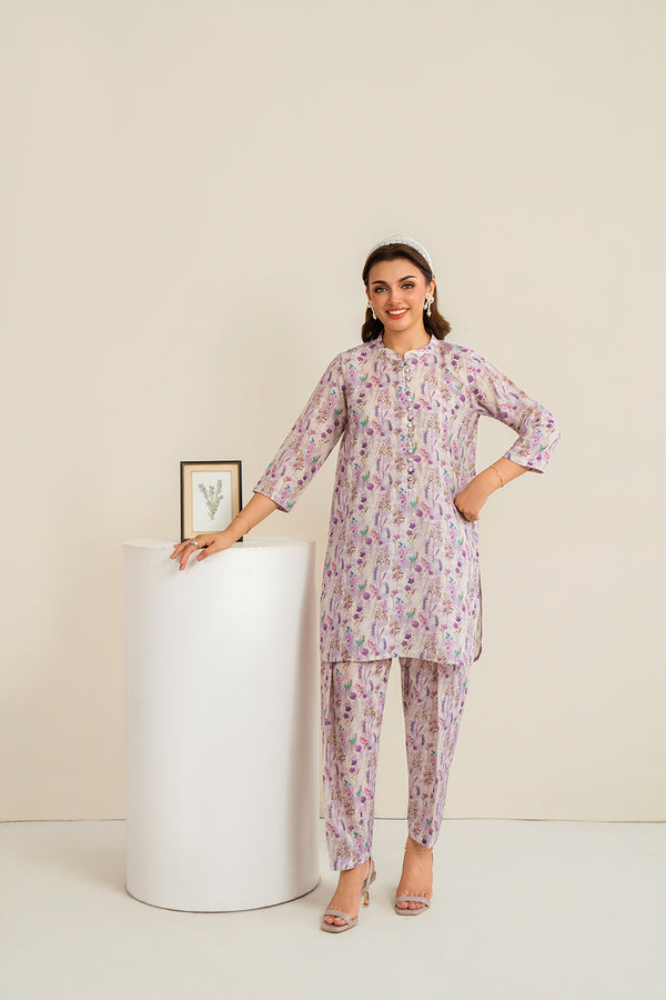 LUXURY PRINTED EMBROIDERED LAWN SET 02